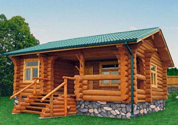 Which foundation is better for a log house?